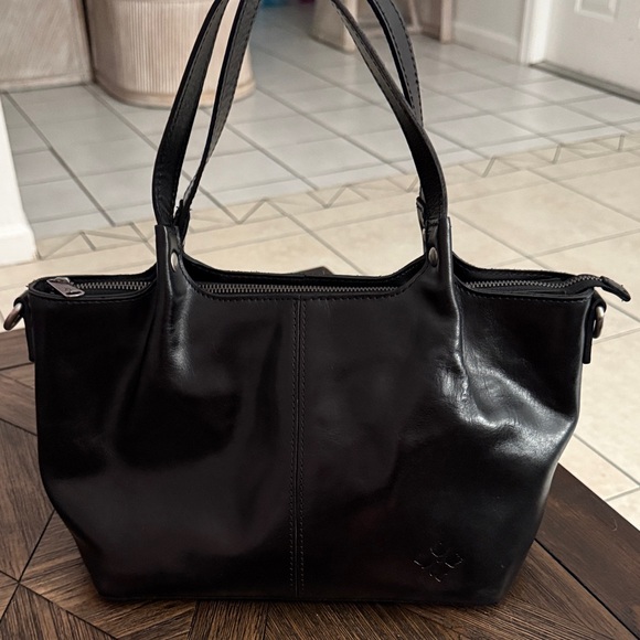 Patricia Nash Handbags - Patricia Nash Argenta Tote Black Leather | Structured Zip Tote |